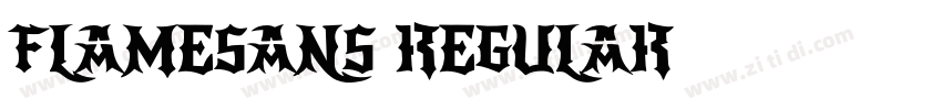 FlameSans Regular字体转换 FlameSans Regular字体转换